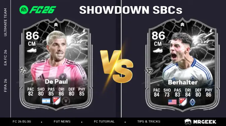 EA FC 26 De Paul vs Berhalter Showdown SBC Guide